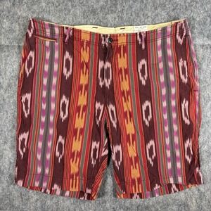 Vintage Polo Ralph Lauren Shorts Men's 38‎ x 9 Aztec Southwest Navajo Cotton 90s